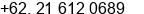 Fax number of Mr. jimmy sd at JAKARTA INDONESIA