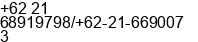 Phone number of Mr. Robert Chandra at Jakarta