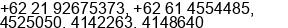 Phone number of Mr. Richard at Jakarta